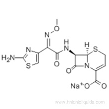 5-Thia-1-azabicyclo[4.2.0]oct-2-ene-2-carboxylic acid,7-[[(2Z)-(2-amino-4-thiazolyl)(methoxyimino)acetyl]amino]-8-oxo-, monosodiumsalt,( 57191869,6R,7R)- CAS 68401-82-1